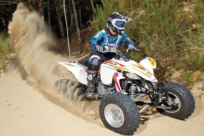Phuket Rafting ATVing Flying Fox Full Day Activities By VIP Mini Van - ATV riding through farms and palm gardens: a slow-busy change of pace