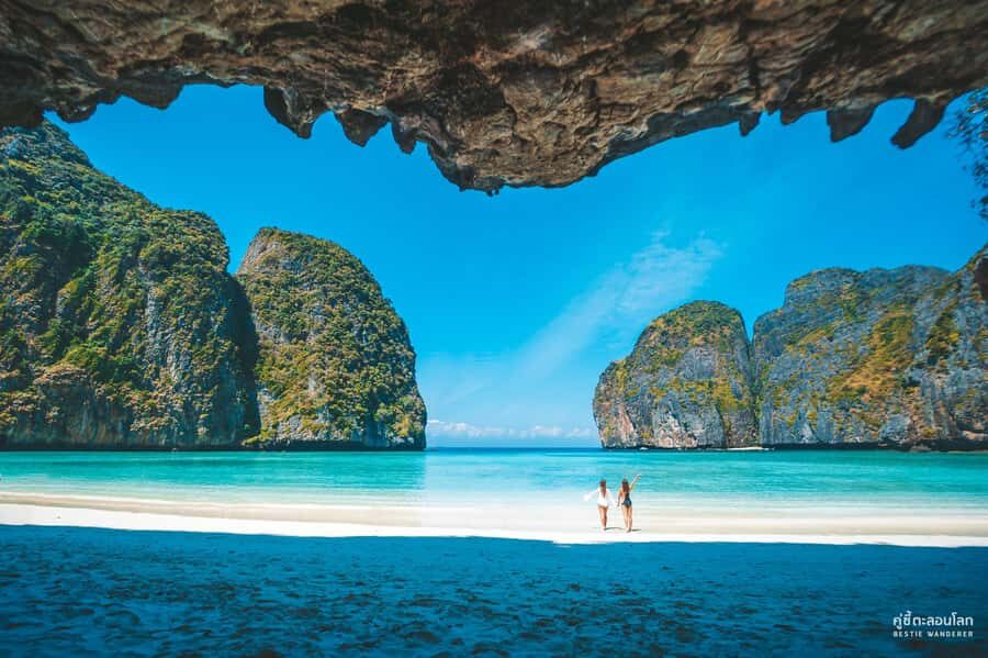 Phuket: Speedboat Day Trip to Phi Phi and Maya Bay - Lo Sama Bay, Viking Cave, and Monkey Beach: quick scenic hits