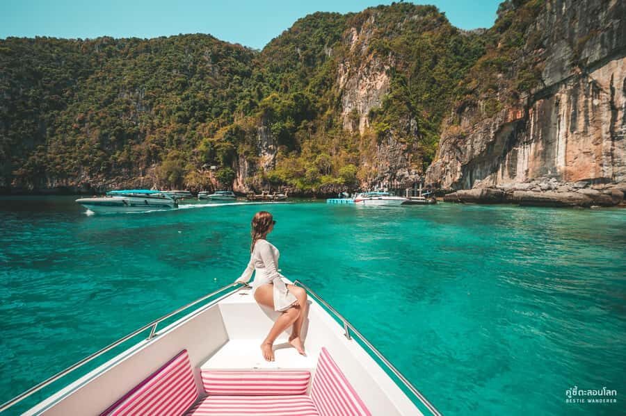 Phuket: Speedboat Day Trip to Phi Phi and Maya Bay - Ko Phi Phi Don: Thai lunch, walk time, and shopping chances