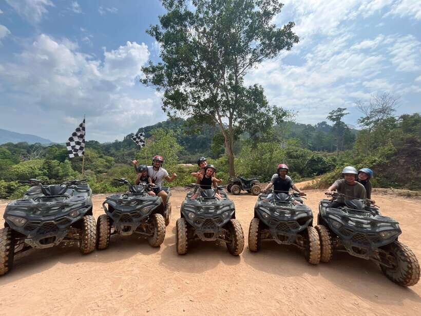 Phuket Ultimate Combo: Jungle ATV & Zipline Adventure - The Andaman Sea viewpoint: the 180-degree photo break