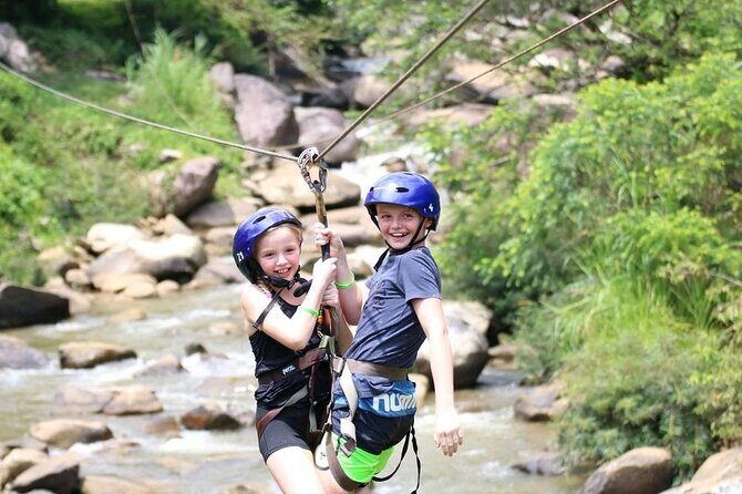 Phuket White Water Rafting 5 km, Flying Fox, and ATV - Suwankuha Temple (Monkey Cave): calm pause with a living habitat