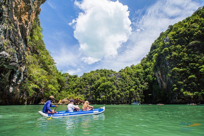PREMIUM James Bond & Phang Nga bay & 2 Canoes - Pickup, pier transfer, and why timing matters here