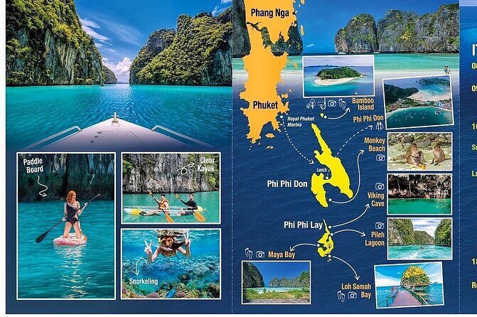 Premium Phi Phi, bamboo island tour Speed Catamaran - Lok Samah Bay and Its Green-Ocean Look