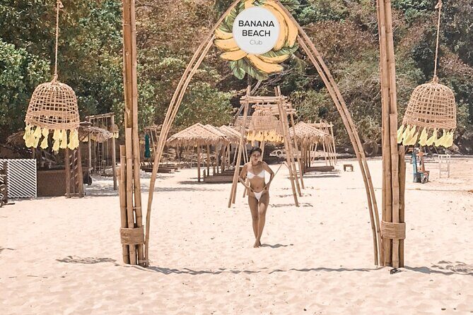 Private Boat Tour with Dolphin Spotting and Snorkelling from Phuket - Banana Beach Club time: drinks, coconuts, and swimming at your pace