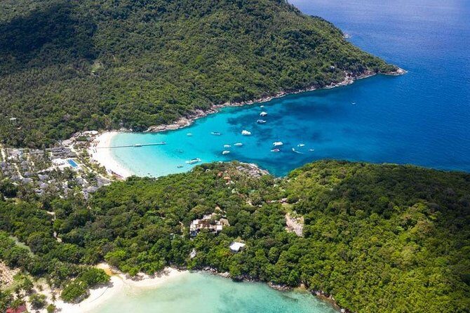 Racha and Coral Island One Day Trip + Sunset by Luxury Catamaran From Phuket - Coral Island (Ko He): Beach Comfort Plus Easy Snorkeling Time