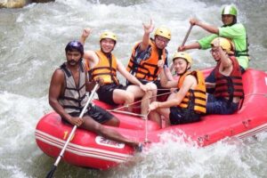Rafting 7KM & ATV visit monkey cave and waterfall with Lunch - Suwanakhua (Monkey Cave): A Temple Stop That Sets the Mood