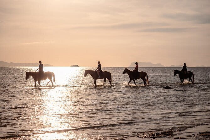 Sunset Beach Horseback Ride Phuket - The Beach Moment: Sunset Views and Airplanes Overhead