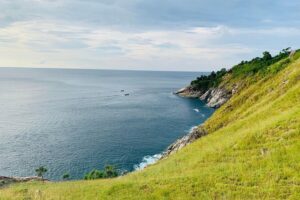 Trekking for sunset - Black Rock Viewpoint: Your First Look and the Long-Tail Boat Moment